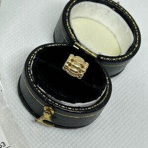 Pandora Retired 14 K Gold Barrel Spacer Charm